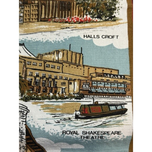 VTG STRATFORD UPON AVON UK SOUVENIR TEA TOWEL - Picture 5 of 11